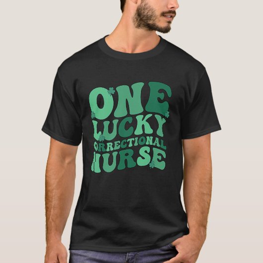 Correctional Nurse St Patrick's Day Corrections Nu Tシャツ (正面)