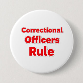 Correctional Officers Rule Button. 缶バッジ