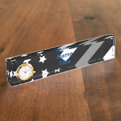 Corrections Officer机用ネームプレート デスクネームプレート (側面)