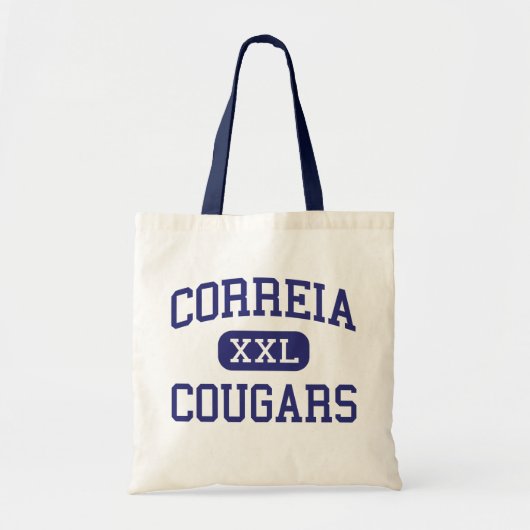 Correia -クーガー-後輩-サンディエゴカリフォルニア トートバッグ (正面)