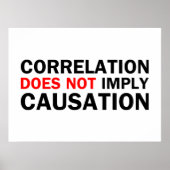Correlation Does Not Imply Causation ポスター (正面)