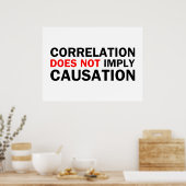 Correlation Does Not Imply Causation ポスター (キッチン)