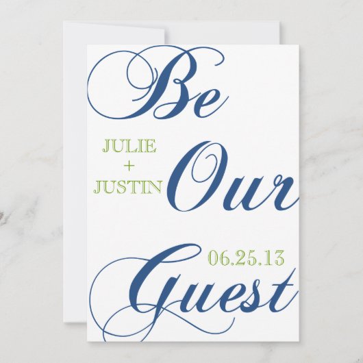 Corrin書道が日付を保存 セーブザデート (正面)