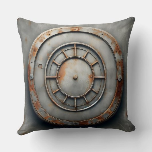 corroded metal object クッション (裏面)