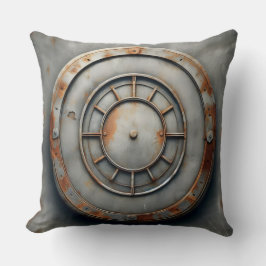 corroded metal object クッション