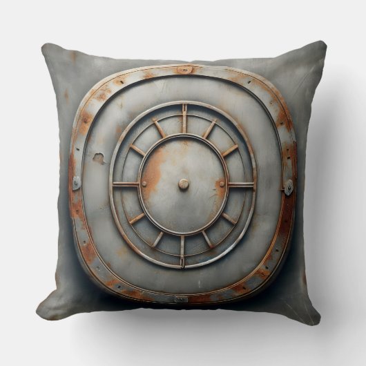 corroded metal object クッション (正面)