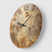 corroded steel ラージ壁時計 (傾斜)