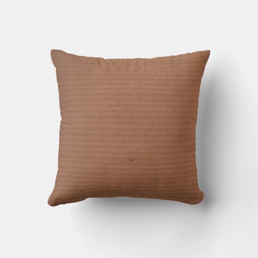 Corrugated Brown Pillow クッション (裏面)