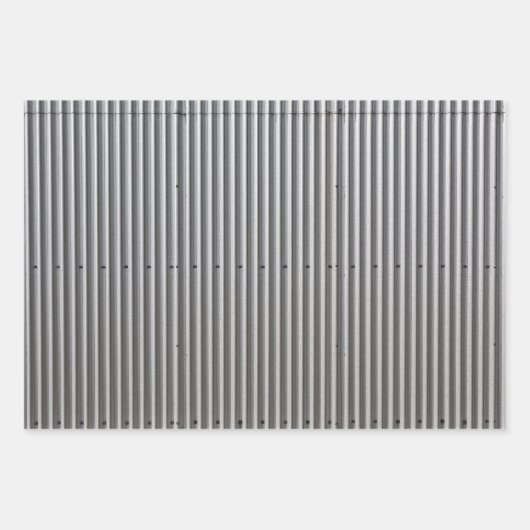 Corrugated Metal Background ラッピングペーパーシート (正面)