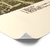 Corry, PAパノラママップ – 1895 ポスター (角)