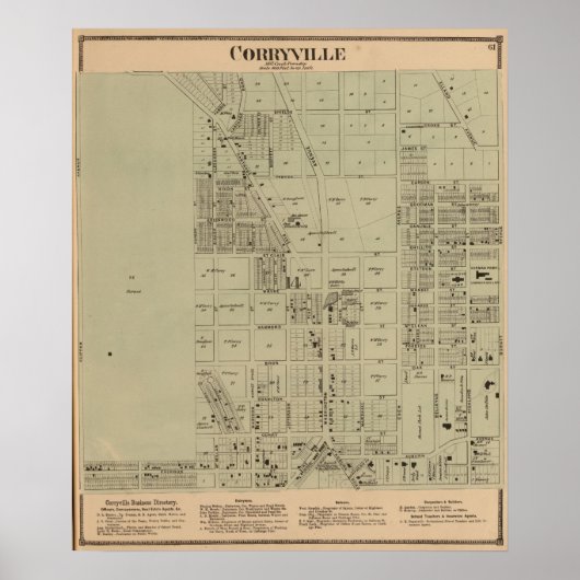 Corryville, Ohio ポスター (正面)