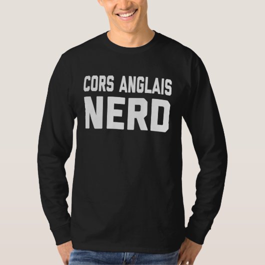 Cors Anglais Nerd  Music  For Music Class Tシャツ (正面)