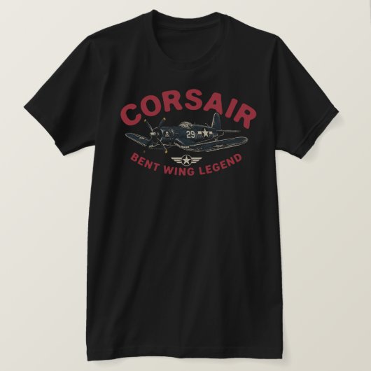 Corsair – Bent Wing Legend Tシャツ (デザイン正面)