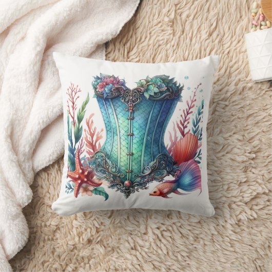 corset mermaid クッション (ブランケット)