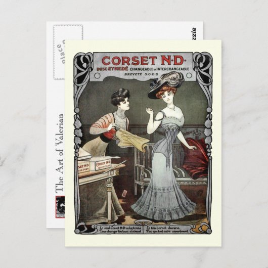 Corset N.D. – はがき (正面/裏面)