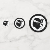 Corsicaフラグテーブル紙吹雪 コンフェッティ (正面)