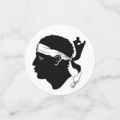 Corsicaフラグテーブル紙吹雪 コンフェッティ (スモール正面)