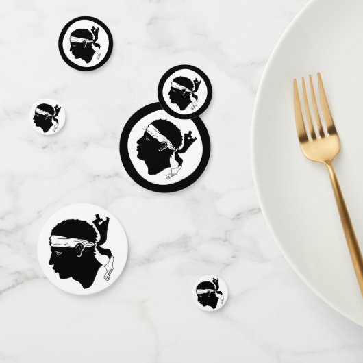 Corsicaフラグテーブル紙吹雪 コンフェッティ (グループ)