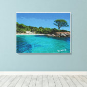 Corsica キャンバスプリント (インサイチュ (ウッドフロア))