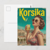 Corsica vintage ポストカード (正面/裏面)