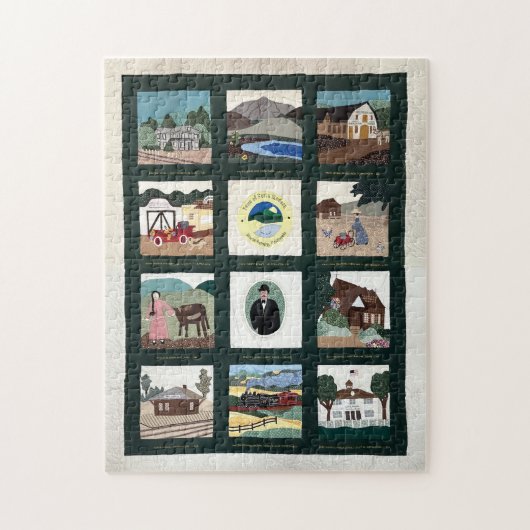 Corte Madera Commemorative Quilt Puzzle ジグソーパズル (縦)