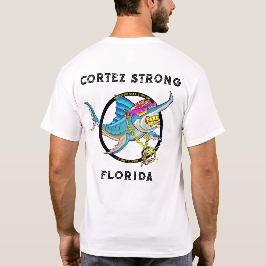 CORTEZ STRONG Messagfish Grill Tシャツ (裏面)