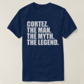 CortezCortezファミリ名Cortez姓Cortez S Tシャツ (デザイン正面)