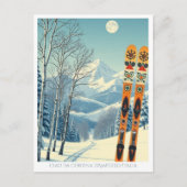 Cortina d’Ampezzo Italy Italia ski Postcard ポストカード (正面)