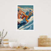 Cortina dampezzo Ski Poster 1 ポスター (キッチン)