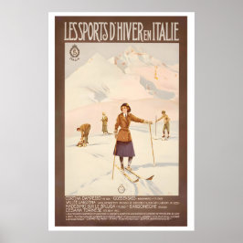 Cortina D'Ampezzo Val Gardena Bardonecchia ポスター