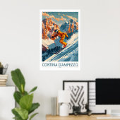 Cortina dampezzo Wall Art 1 ポスター (ホームオフィス)