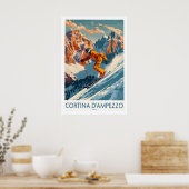 Cortina dampezzo Wall Art 1 ポスター (キッチン)