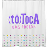 Cortina de box Totoca das ideias シャワーカーテン (正面)