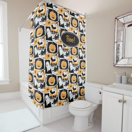 Cortina De Ducha Beware of the cat! シャワーカーテン (インサイチュ)