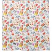 Cortina de ducha San Valentín シャワーカーテン (正面)