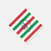 Cortina Milano Apres Social Club Italia Napkins スタンダードカクテルナプキン (角)