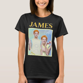 Cortis James デュオ ポートレート アート作品 クリエイティブな Tシャツ