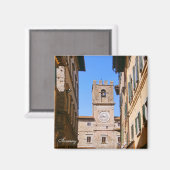Cortona.イタリア。トスカニー マグネット (正面/裏面)
