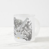 Coruja フロストグラスマグカップ (正面右)