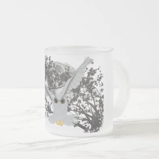 Coruja フロストグラスマグカップ (正面右)