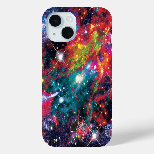 Coruscation Star Fieldの電話ケース Case-Mate iPhoneケース (裏面)
