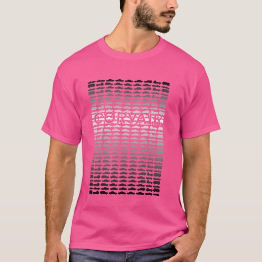 Corvairすべてのモデルのグラデーシ無地のョン Tシャツ (正面)