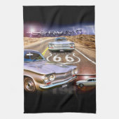 Corvairの台所タオルルート66 キッチンタオル (縦)