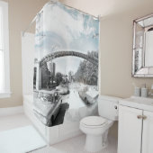 Corvairの道のシャワー・カーテン シャワーカーテン (インサイチュ)