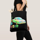 Corvairは4色をposterized トートバッグ (クローズアップ)