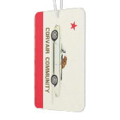 Corvair Community California EM flag カーエアーフレッシュナー (左)