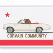 Corvair Community California LM Convertible シール (正面)