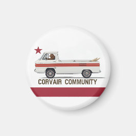 Corvair Community California Rampy Flag マグネット
