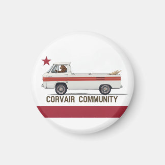 Corvair Community California Rampy Flag マグネット