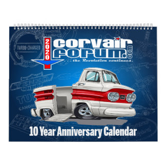Corvair Forum 10周年カレンダー カレンダー